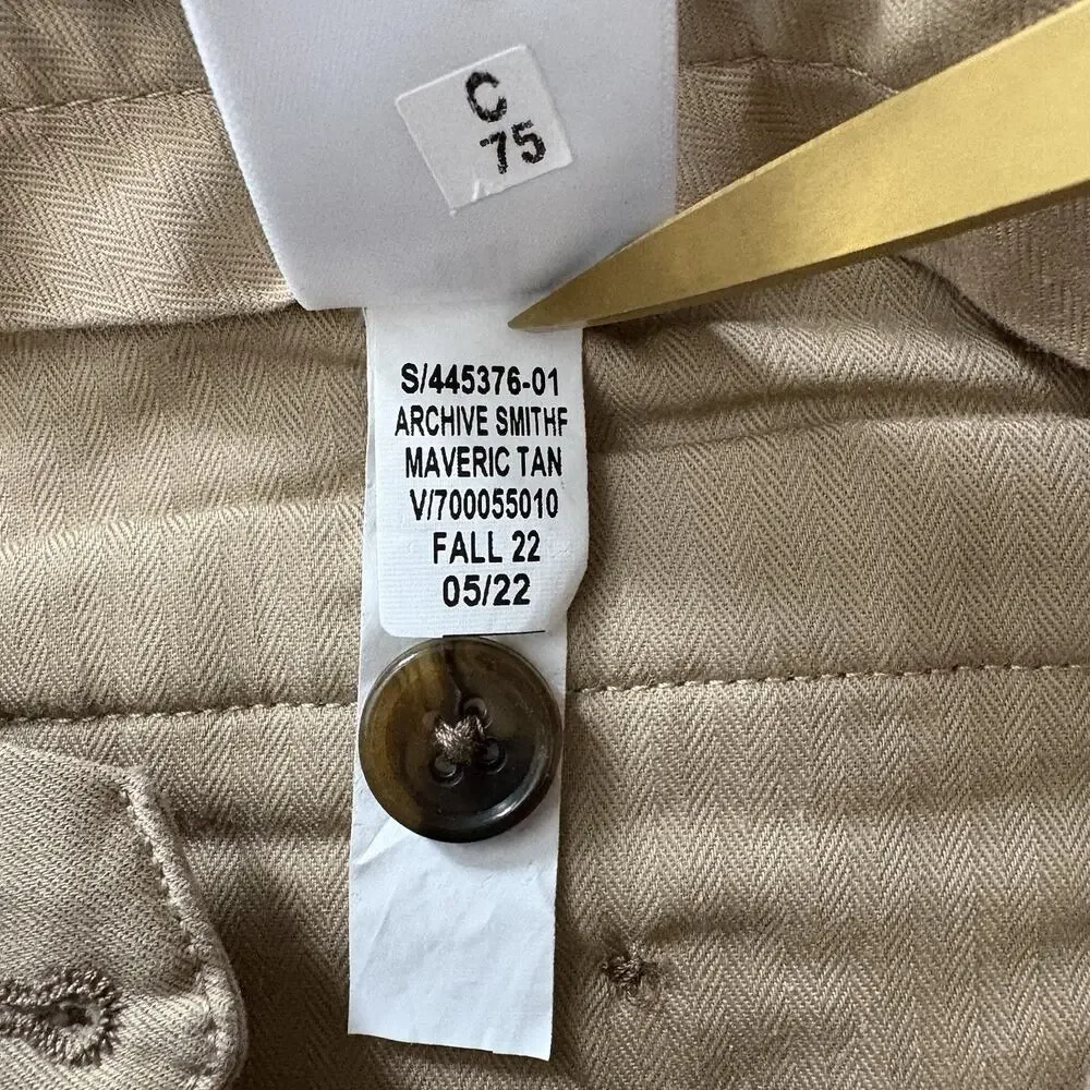 New Banana Republic Men’s Rapid Movement Chino Smithfield Pleated Size 36x30